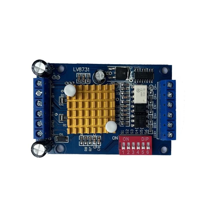 Stepper motor drive suitable for 24-42 motors, 1-16 subdivision 2A, 8-32V