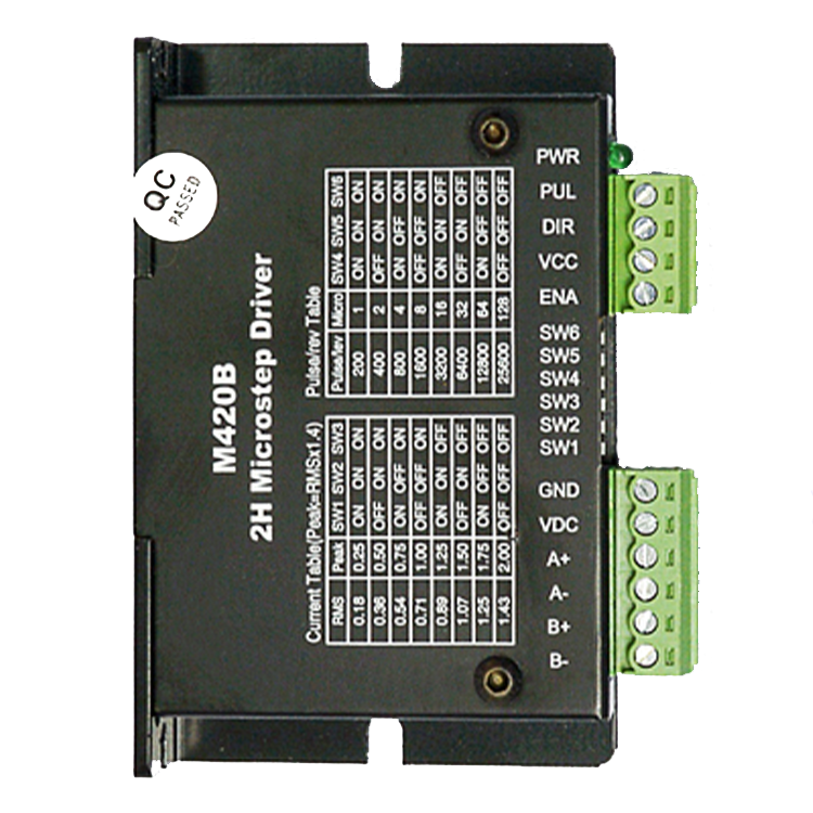 Stepper motor drive M420B 1-128 subdivision 0.18-2A 18-40V